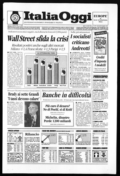 Italia oggi : quotidiano di economia finanza e politica